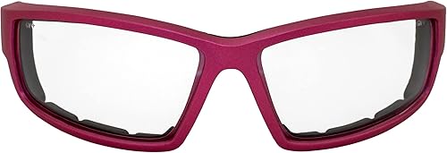 Miniatura 2 de Global Vision Sly - Gafas de sol acolchadas para mujer, 2 pares, montura metálica rosa con lente transparente y marco metálico morado con lente