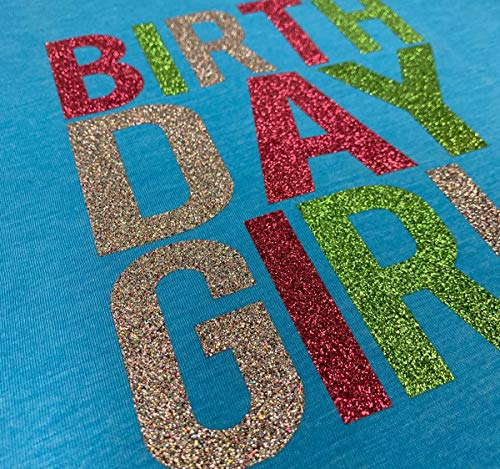 Image of SoRock Birthday Girl Shirt Toddler Kids Glitter