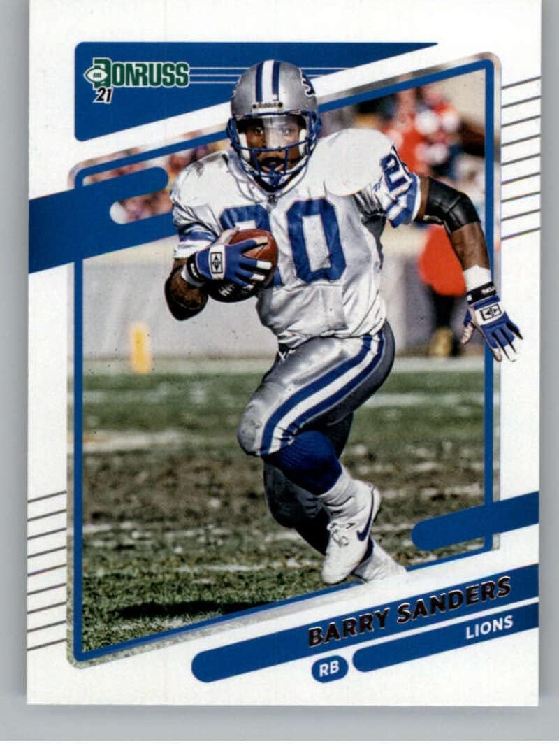 2021 Donruss #173 Barry Sanders Detroit Lions NFL Football Trading Card
