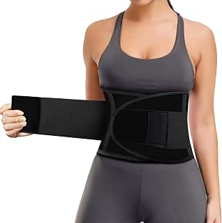 Waist Trainer Belt for Women Men Weight Loss Trimmer Belt Back Support Sport Sweat Workout