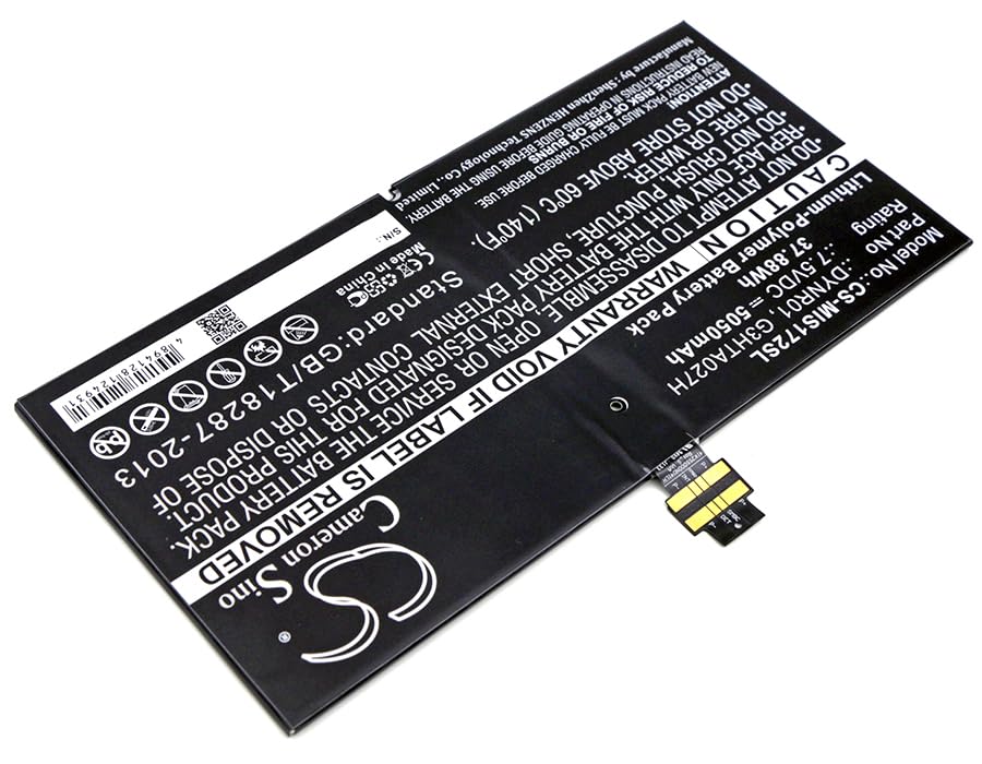 Amazon.com: FYIOGXG 5050mAh / 37.88Wh Battery for Microsoft 1724