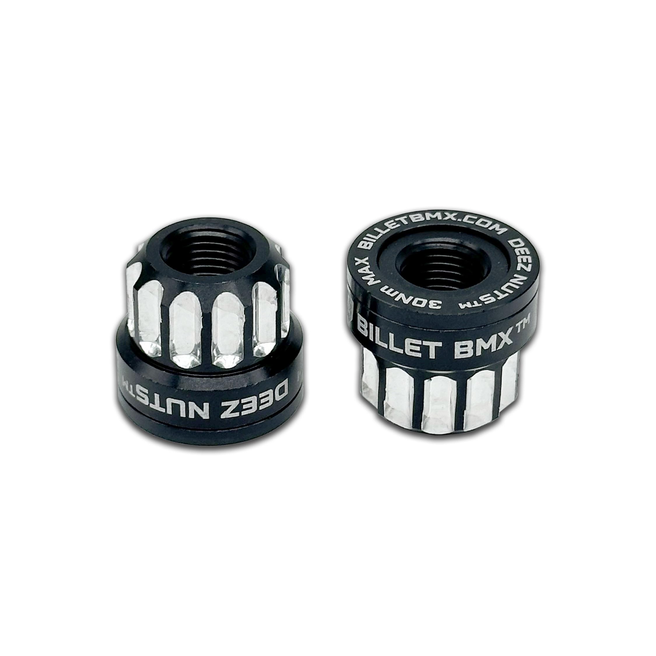 BILLET BMX™ Deez Nuts™ 12 Point Bike Axle Nuts 3/8"-26 tpi (2 Pack)