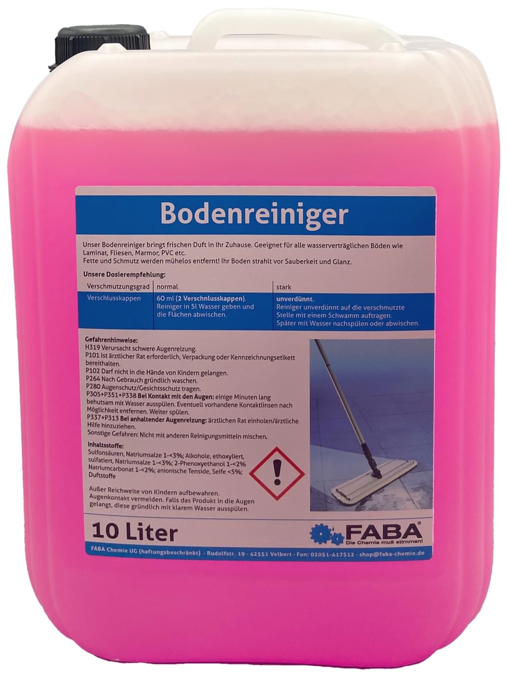 Grundreiniger Keramikoberflächen Alkalisch - Steinshop