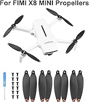 Vista 2 de SeiZed Propeller for FIMI X8 MINI Drone Replacement Low Noise Props Spare Parts Light Weight Prop Folding Blade Wing Accessory (Color : Golden Edge)