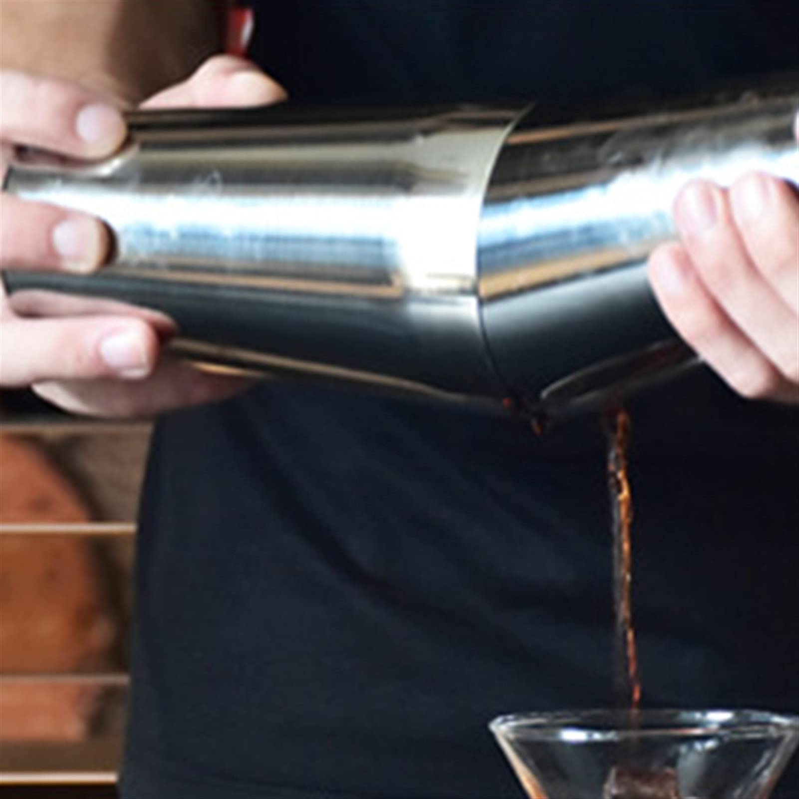 Shaker Cocktail Cocktail Shaker en Acier Inoxydable Boston Shaker Bar Mélange Outil Parfait for mélange Margarita, Manhattan et Autres Boissons à la Maison. Set à Cocktail