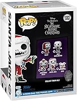 Vista 3 de Funko Pop! Disney: The Night Before Christmas 30th - Santa Jack Skellington - Figura de vinilo coleccionable - Idea de regalo - Producto