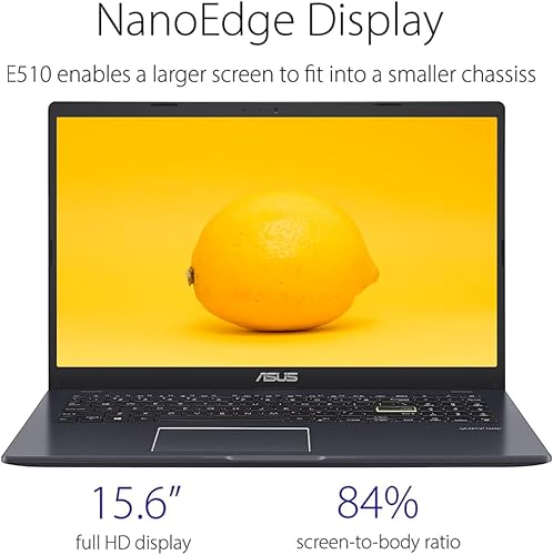 Miniatura 2 de ASUS Laptop Vivobook 2023, pantalla FHD de 15.6 pulgadas, procesador Intel de cuatro núcleos, 4 GB de RAM, 64 GB eMMC, ultra delgada, Wi-Fi, batería
