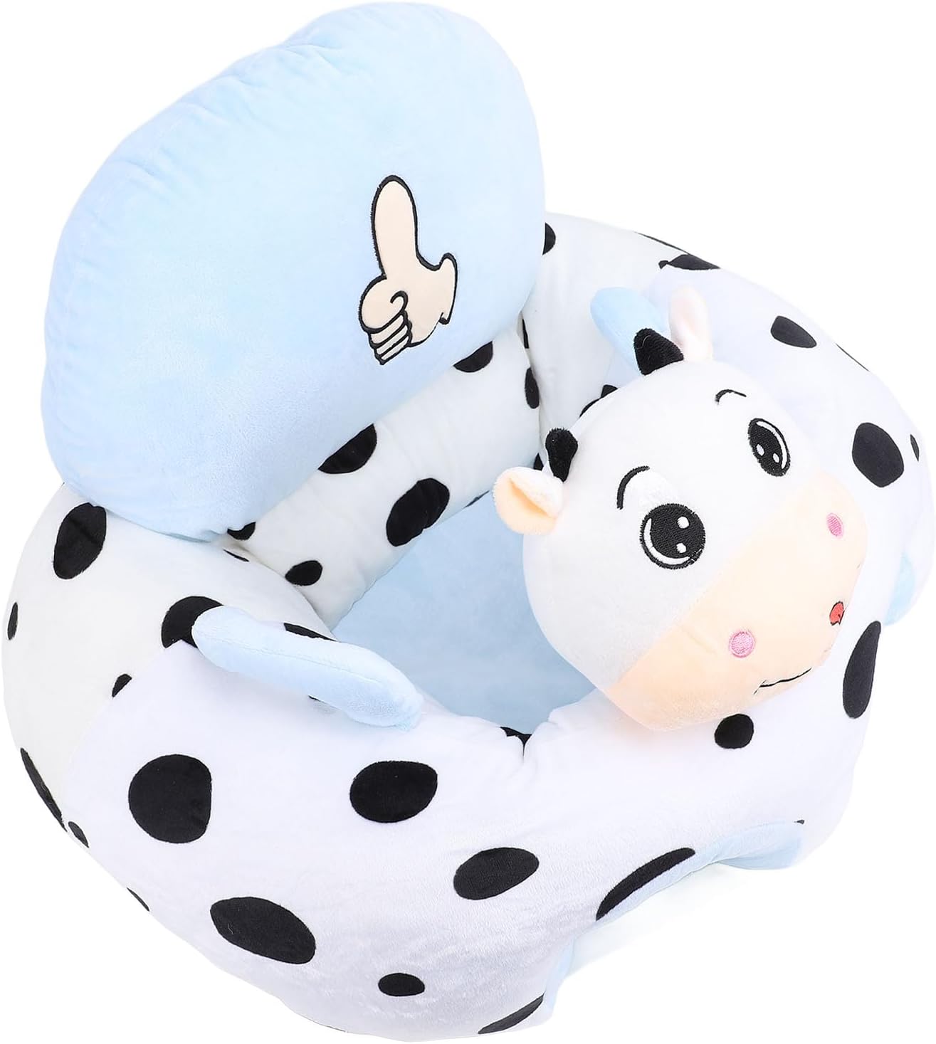 Aramox Infant Support Seat, Super Soft Plush Cartoon Chair with Anti Slip Bottom Cute and Creative Design Comfortable Stable Learning Chair