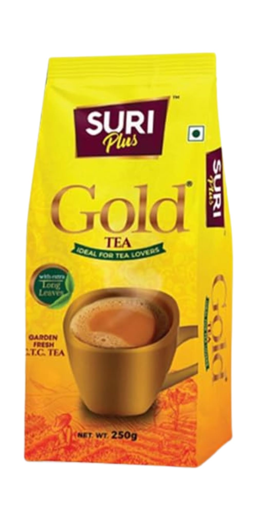SURI PLUS Gold Tea with Gently Rolled Aromatic Long Loose Leaves, Luxuriously Relaxing & Refreshing Blend for Chai 250g (B0D9S3MG51) Amazon Price History, Amazon Price Tracker