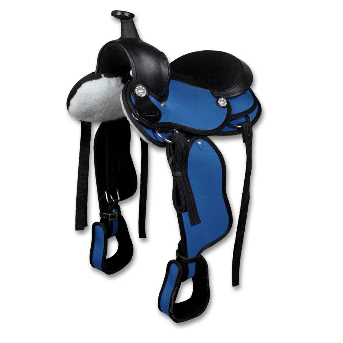 Silver Star Sella Pony Sintetica 12" Royal Blu 12” = 30,5 cm