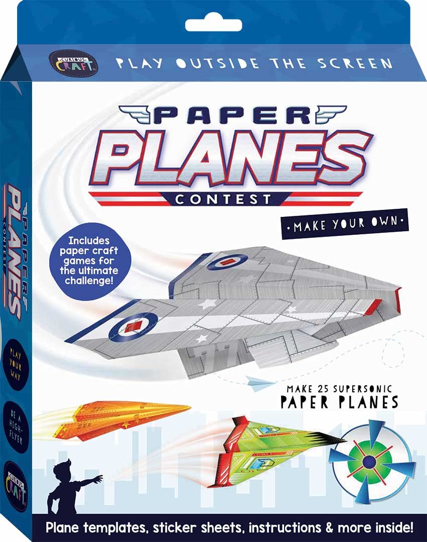 HinklerCurious Craft Make Your Own Paper Planes Kit
