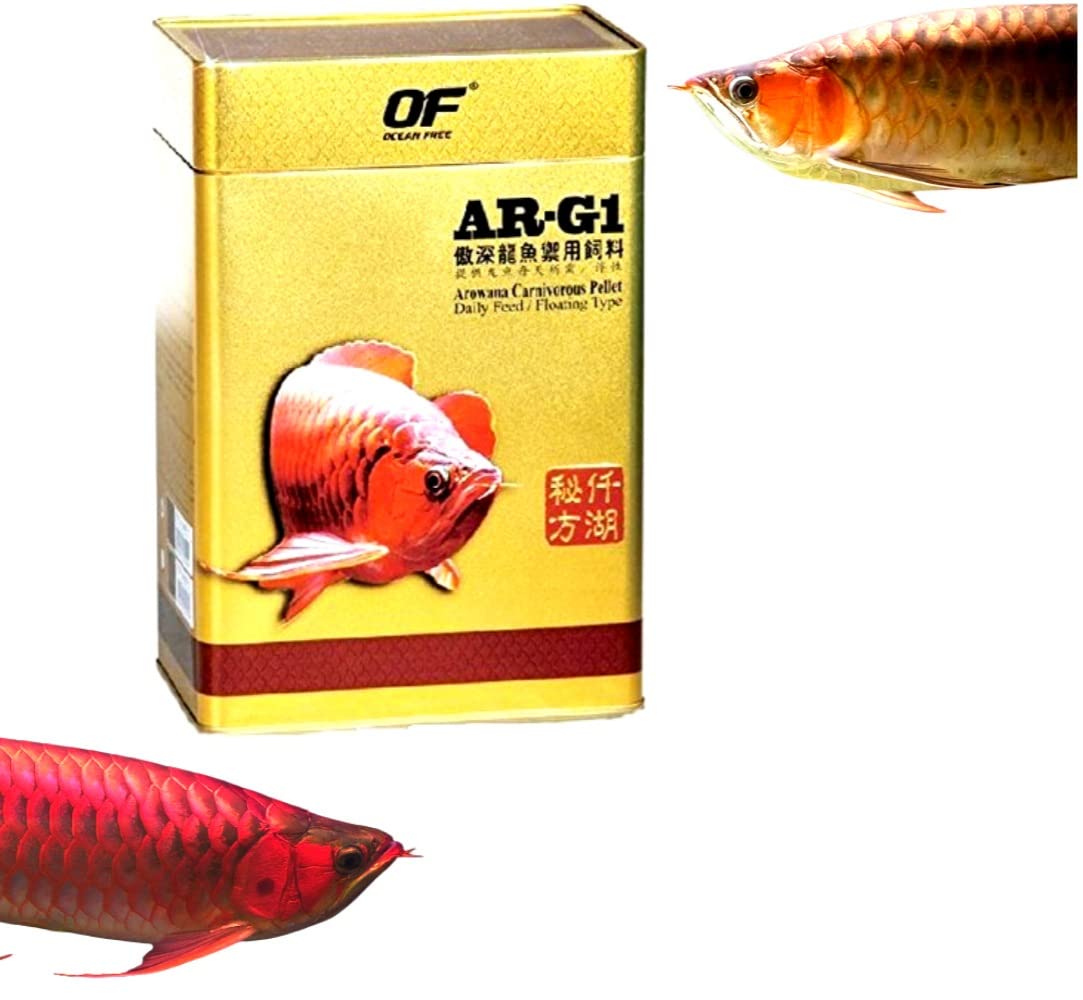 Ocean Free AR-G1 Arowana Carnivorous Pellet (Original) Fish Food, 250G | Daily Feed/Floating Type (B0B7DJD97H) Amazon Price History, Amazon Price Tracker