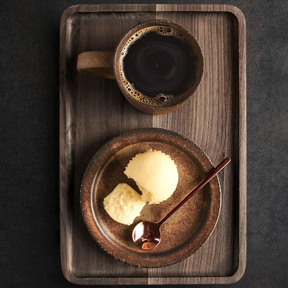 Juegos de tazas y platillos Taza de té de porcelana hecha a mano de 7.78 oz con asa, for fiestas de cumpleaños y bodas, color marrón