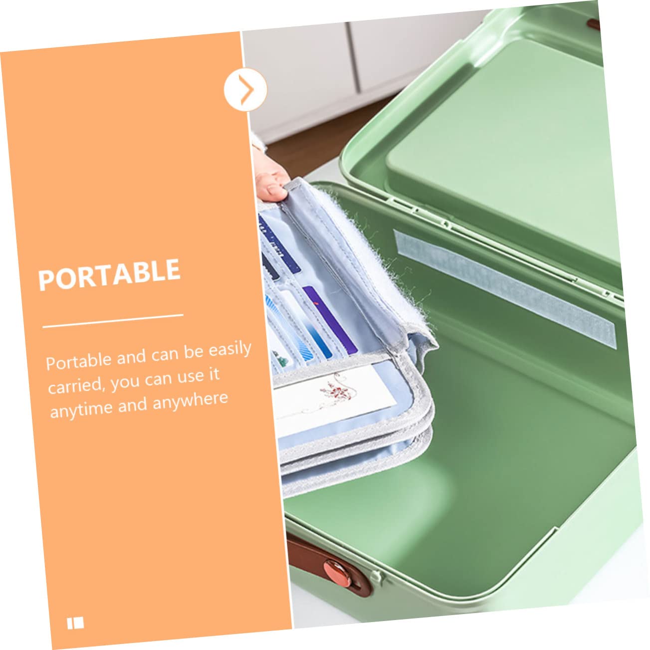 BESPORTBLE Organizer Portadocumenti Multifunzionale per Casa e Scuola Archiviazione per Certificati per Viaggi e Ufficio Multi Layer Resistente e Pratica per Id e Carte