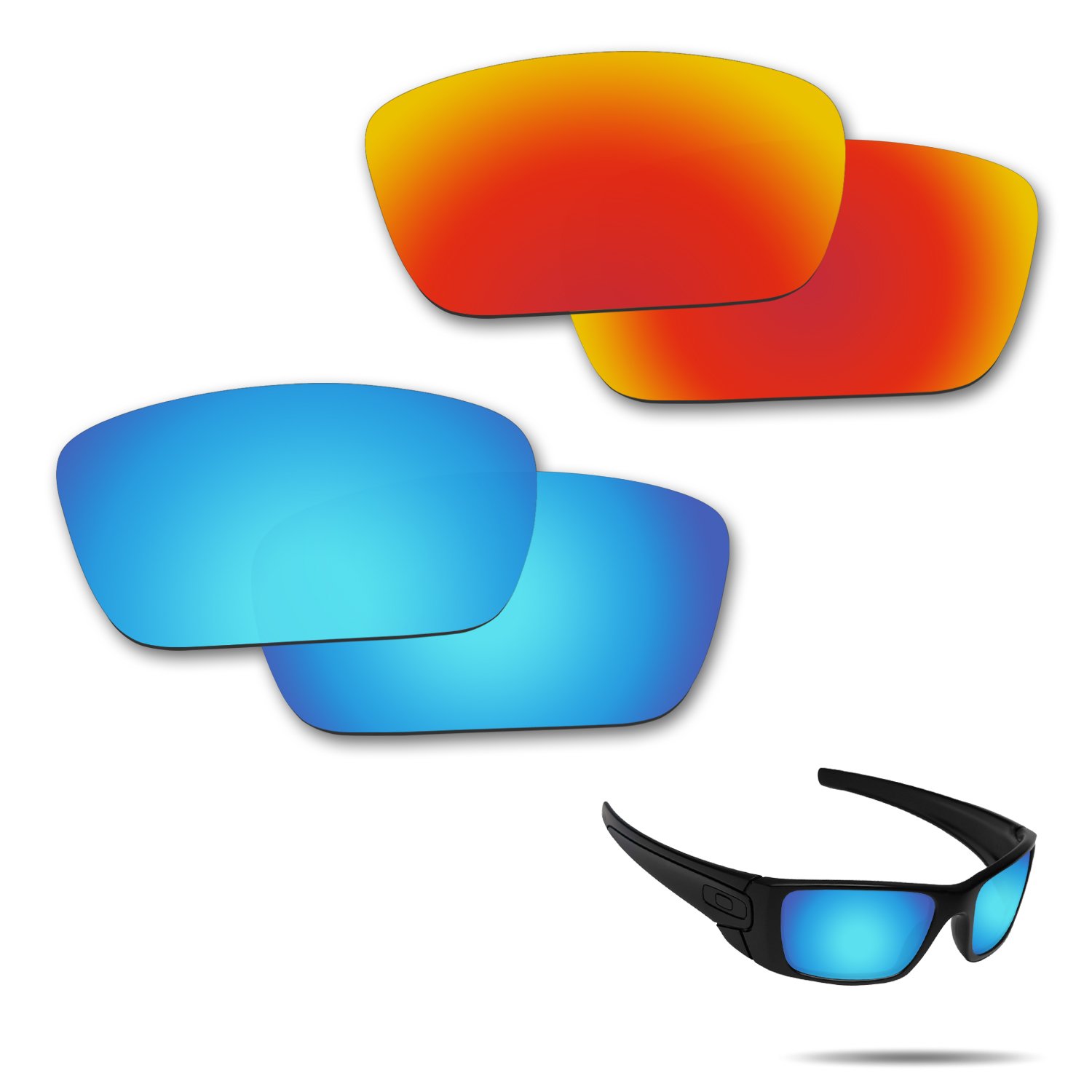 FiskrFiskr Replacement Lenses for Oakley Fuel Cell Sunglasses