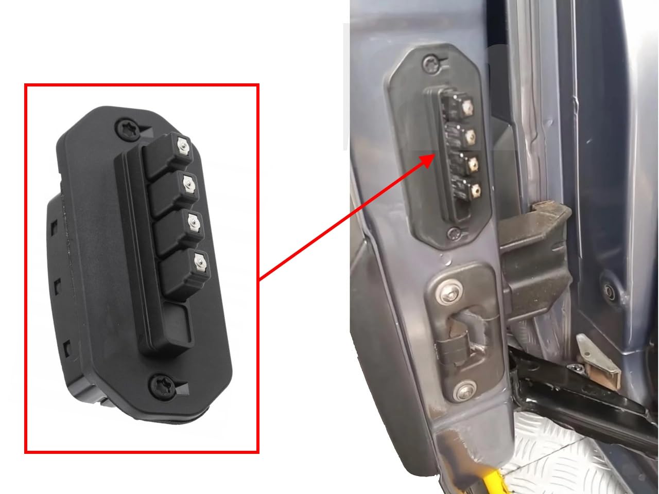 Contacteur de porte coulissante pour Renault Master 3 252160004R