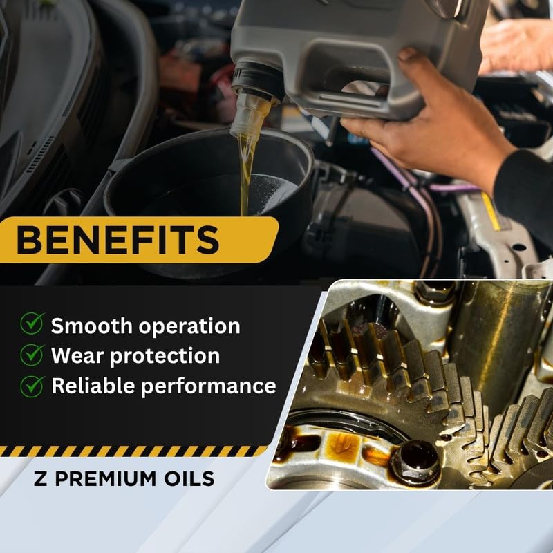 Image of ZPremium ISO VG 32 Hydraulic Oil Premium Anti-Wear Lubricant with Thermal Stability & Corrosion Protection | Long-Life Formula for Industrial Machinery & Compressors (1 Litre)