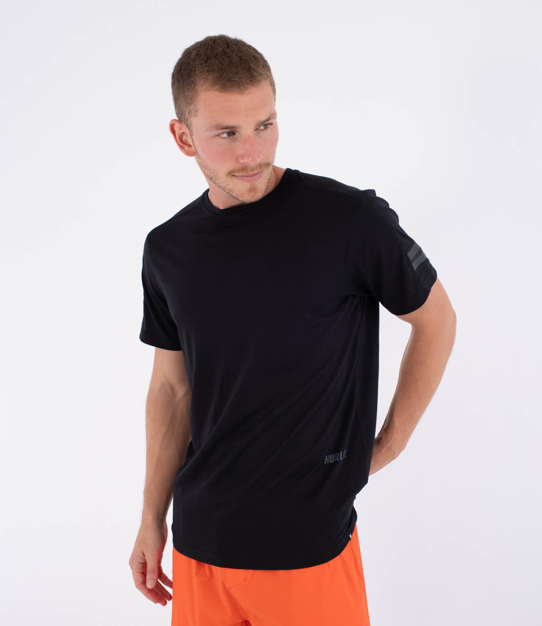 Hurley Mens Sports Tr T-Shirt, Black, M EU
