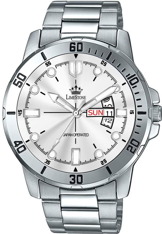 LIMESTONE Wheedler Series Day and Date Functioning Boys Quartz Analog Watch - for Men (B0CCHZHF3M) Amazon Price History, Amazon Price Tracker