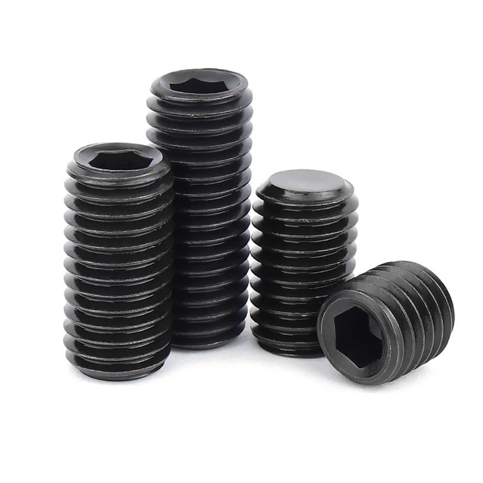 Viti esagonali senza testa DIN 916, in acciaio al carbonio di grado 12.9, 20/10/5/2 pezzi, M1.6, M2.5, M3, M4, M5, M6, M8(16 mm, M2(20 pezzi)