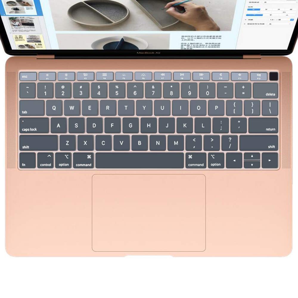 Laprite Silicone Ultra Thin Laptop Keyboard Protective Cover with Touch