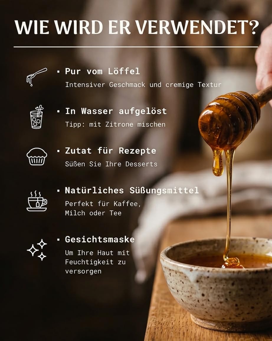 NaturalePiù Manuka Honig 400+MGO Laborgeprüft Neuseeland | 500g. Manuka-Honig aus Neuseeland, laborgeprüft auf Methylglyoxal, für Tee, Toast und Joghurt.