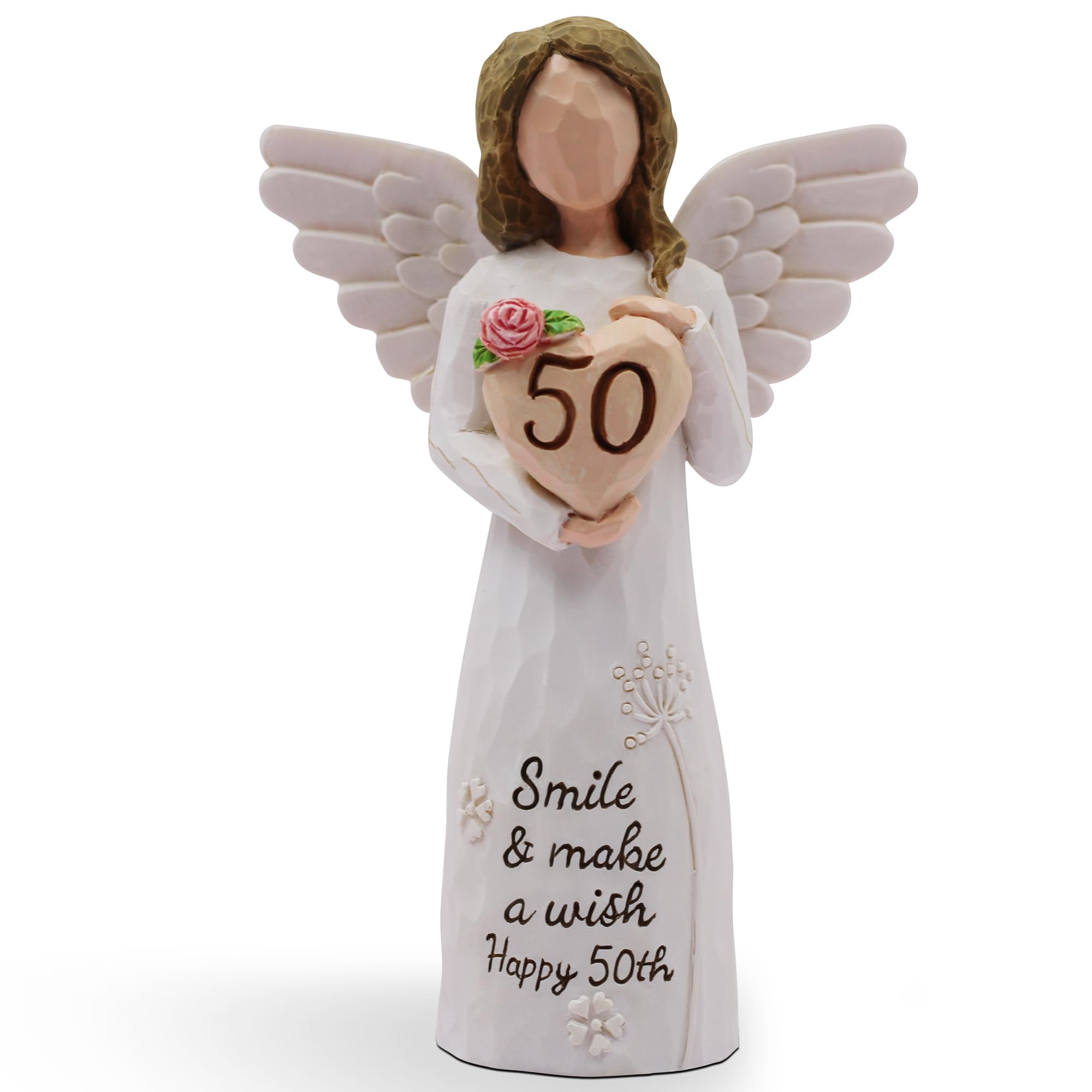 50th Birthday Gift for Her, Happy 50th Birthday Decorations Figurine