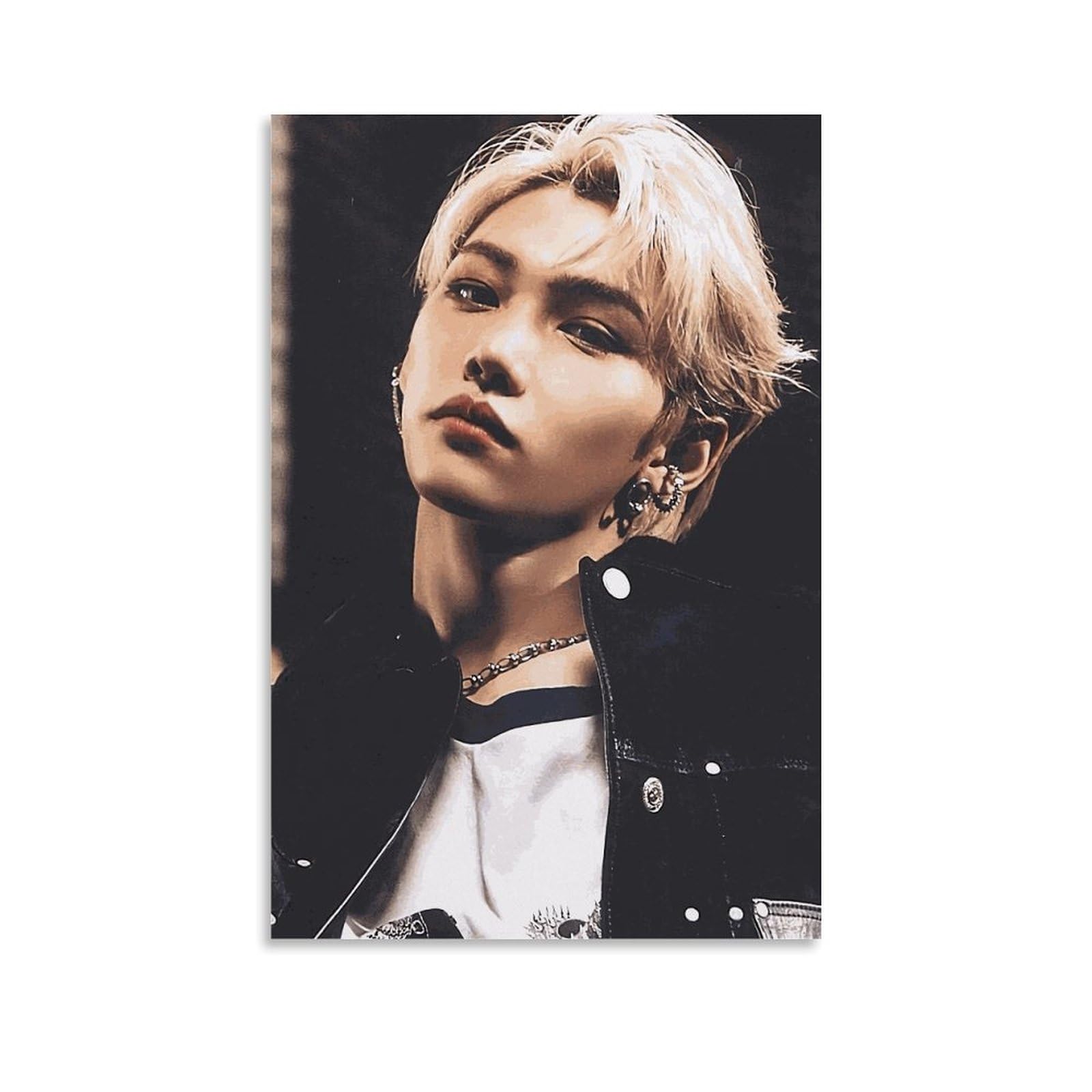 Felix Stray Kids Art Bedroom Poster Canvas Poster Wall Art Decor Living Room Bedroom Decoration Posters 20x30inch(50x75cm) Unframe-style