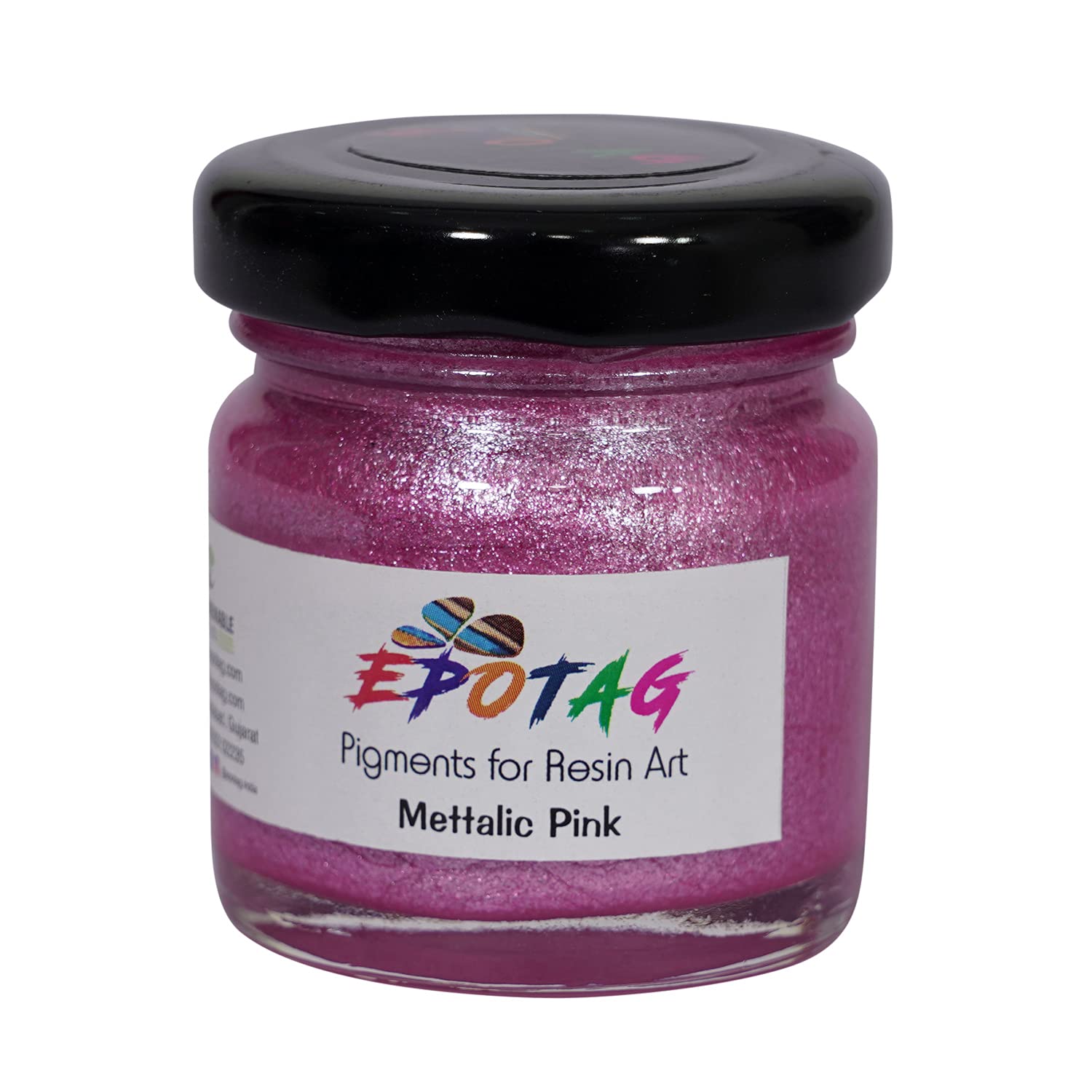 Art Metallic Resin Pigment - 50g (Metallic Pink)-image-44