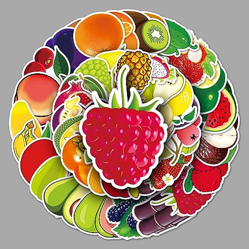 50枚 フルーツ 植物 カートゥーン ステッカーセット おしゃれ 人気 防水 スーツケース ギター 車 バイク 自転車 水筒 ヘルメット パソコン スマホ ノート フレッシュ 漫画 シール デカール スノボ スケートボード 荷物 スマホケース 用