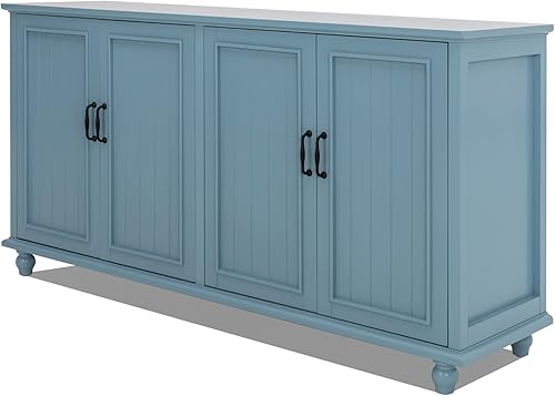 Miniatura 8 de Scurrty Gabinete de buffet con almacenamiento gabinete de barra de café de 65 pulgadas gabinete de almacenamiento de bufé de cocina gabinete de