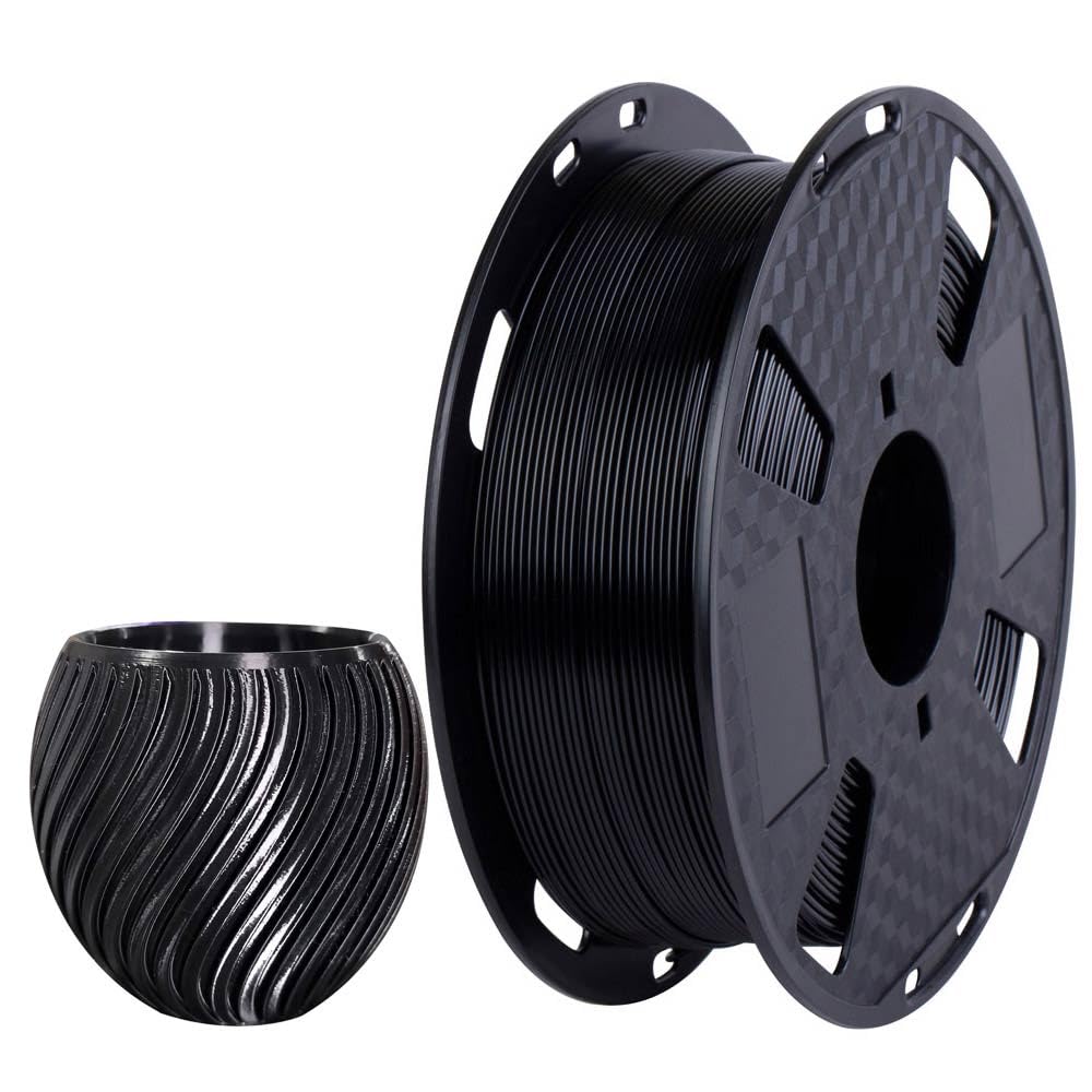 CC3D filament PETG standard czarny 1KG 1,75 mm filament do drukarki 3D FDM czarny filament PETG 1 kg 3D materiały do druku