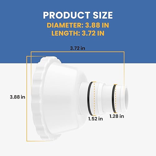 Miniatura 2 de Adaptador de vacío RP/RX Skimmer accesorio de repuesto para olas de verano, adaptador de vacío para olas de verano sobre piscinas crecidas,