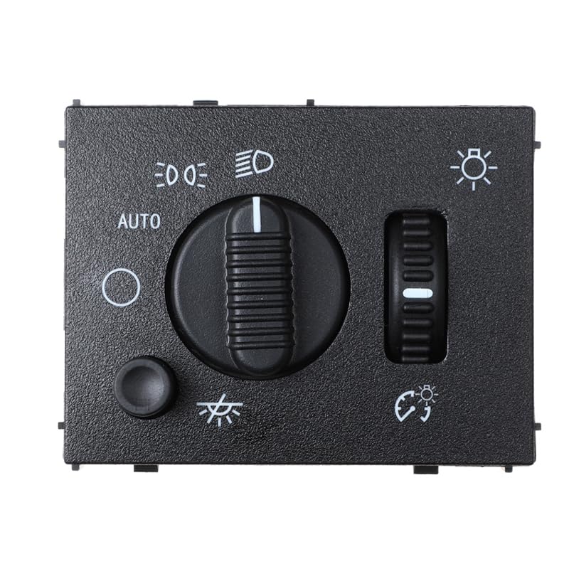 Compatible car Part 15143597 Headlight Fog Lamp Control Light Button Switch for Chevy Silverado 1500 2500HD 3500 Tahoe for GMC Sierra Yukon (Color : 19381535, Size 1)