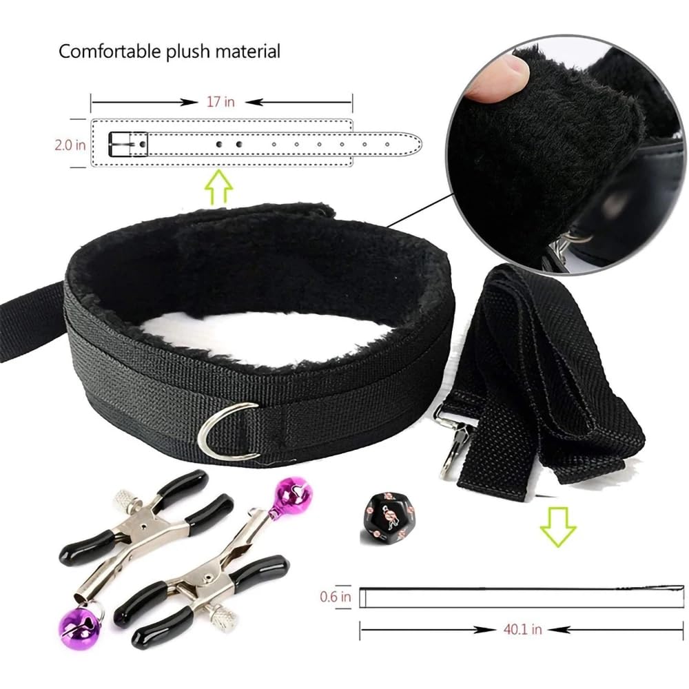 Set Regalo per Le Vacanze di Coppia in Nylon Nero e Rosso, 19 Pezzi - Set Sportivo Deluxe