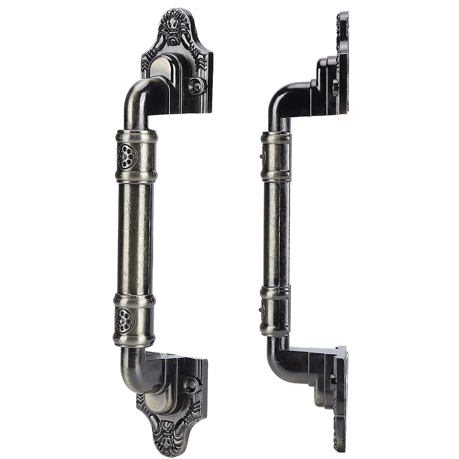 Jelquix #911 Vintage Door Handles For Cabinet And Drawer Pulls European Style 2Pcs Bronze Zinc Alloy