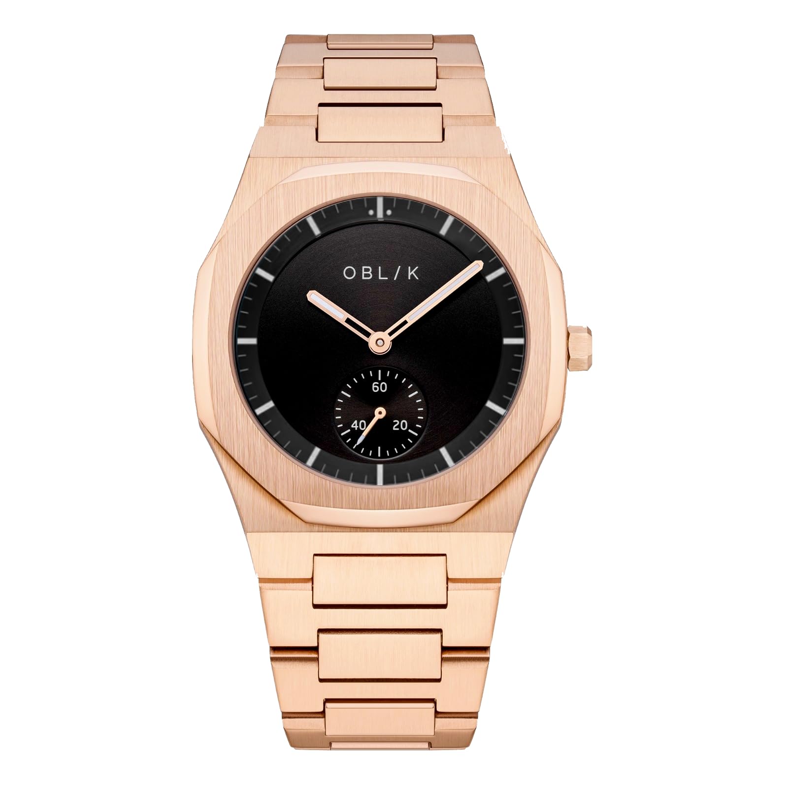 OBLIK Zeus - Rose Gold | Ultra Slim Mens Watch | Japanese Movement |5ATM Water Resistant | Case Size: 40 mm | Designed in Germany (B0D41H92X7) Amazon Price History, Amazon Price Tracker