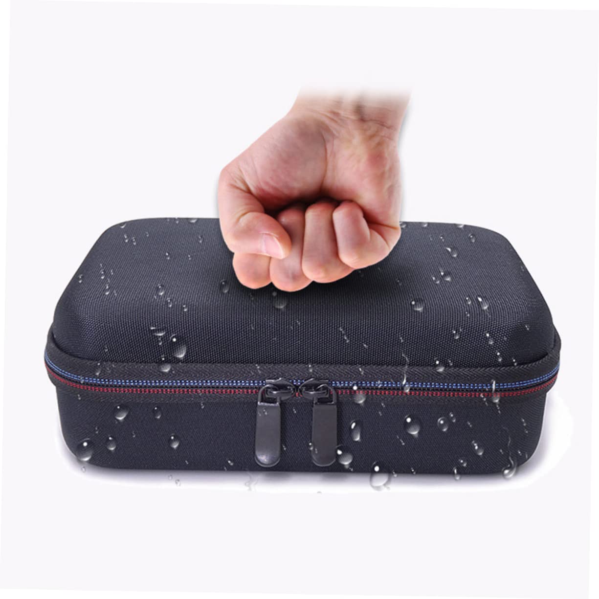 Custodia per Rasoio da Viaggio in Eva Nero, Compatta e Resistente | Porta Rasoio Viaggio, Borsa da Toilette da Viaggio, Adatta a Viaggio di Lavoro, Antiurto e Antigraffio