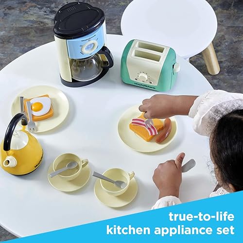 Miniatura 4 de Casdon Morphy Richards Toys - Juego completo de cocina - Juego de electrodomésticos de juguete para niños con tostadora, cafetera, tetera, comida de