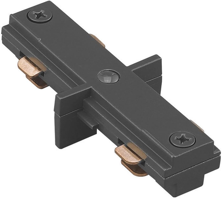 WAC Lighting LI-BK L Track I Connector, Black