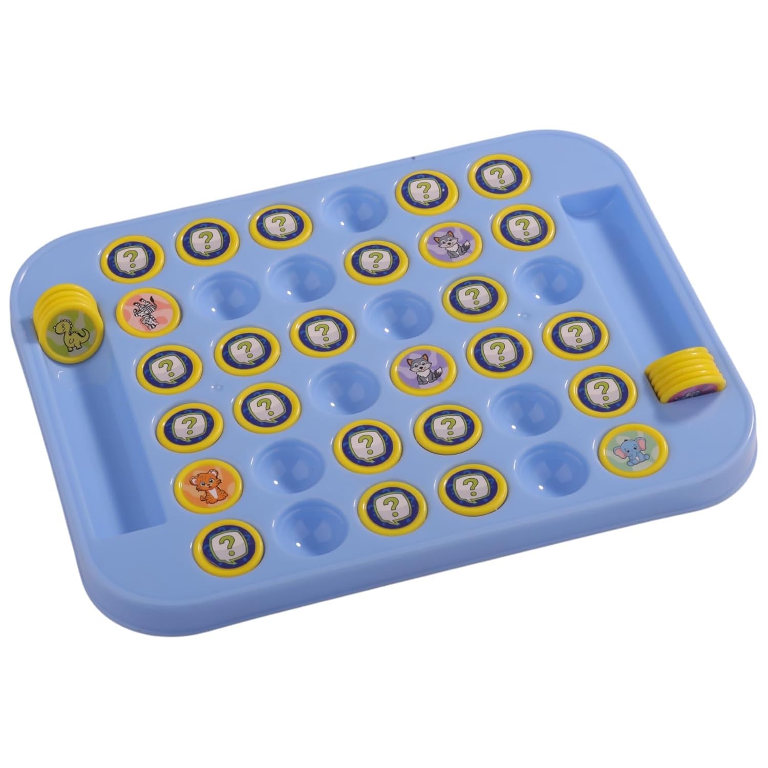 Braintastic Memory Chess Game for Kids – Educational Matching & Memory Learning Toy, Animals & Fruits Theme, 2 Player Board Game for Kindergarten Children (Blue) 2