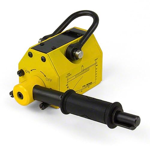 switchable Imán de elevación con prueba de 100kg swl y 300kg Pull, Amarillo, 120x 65x 70mm