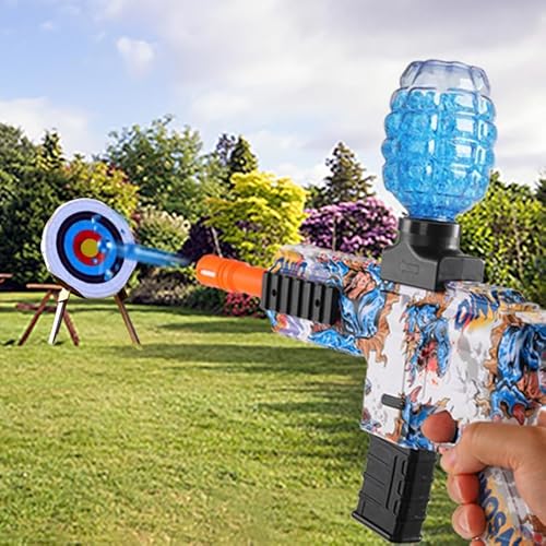 HYNXM 2 Pieces Gel Ball Blaster Toys - Eco-Friendly Orby Gun with 4 Rechargeable Battery, 3 Round Hopper, 2 Goggles, 60000+Eco-Friendly Toy ammunition, Sports Toys Ages 14 & Up - Image 7