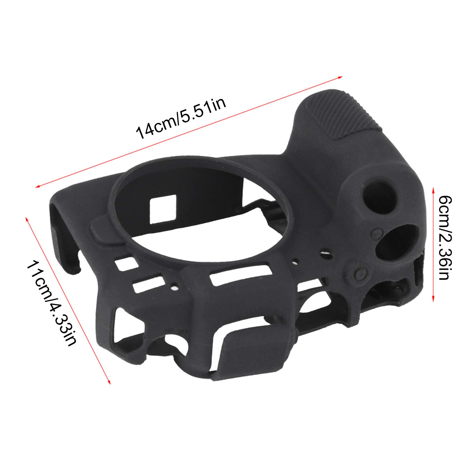 Yctze Custodia Protettiva in Morbido Silicone per Fotocamera Mirrorless CanonRP, Leggera e Facile da Installare