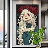 数字油絵 セクシー 数字キット塗り絵 手塗り 人気 DIY絵 デジタル油絵 による絵画 数字キットでペイント Paint By Numbers 悪魔 水彩画 数字塗り絵 大人用 初心者 子供のためのギフト おしゃれ 壁飾り ホーム オフィス装飾（45x90cm,フレームなし） XYY-1912