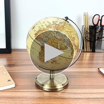 Amazon.com: Exerz Antique Globe Dia 5.5-inch Mini Globe