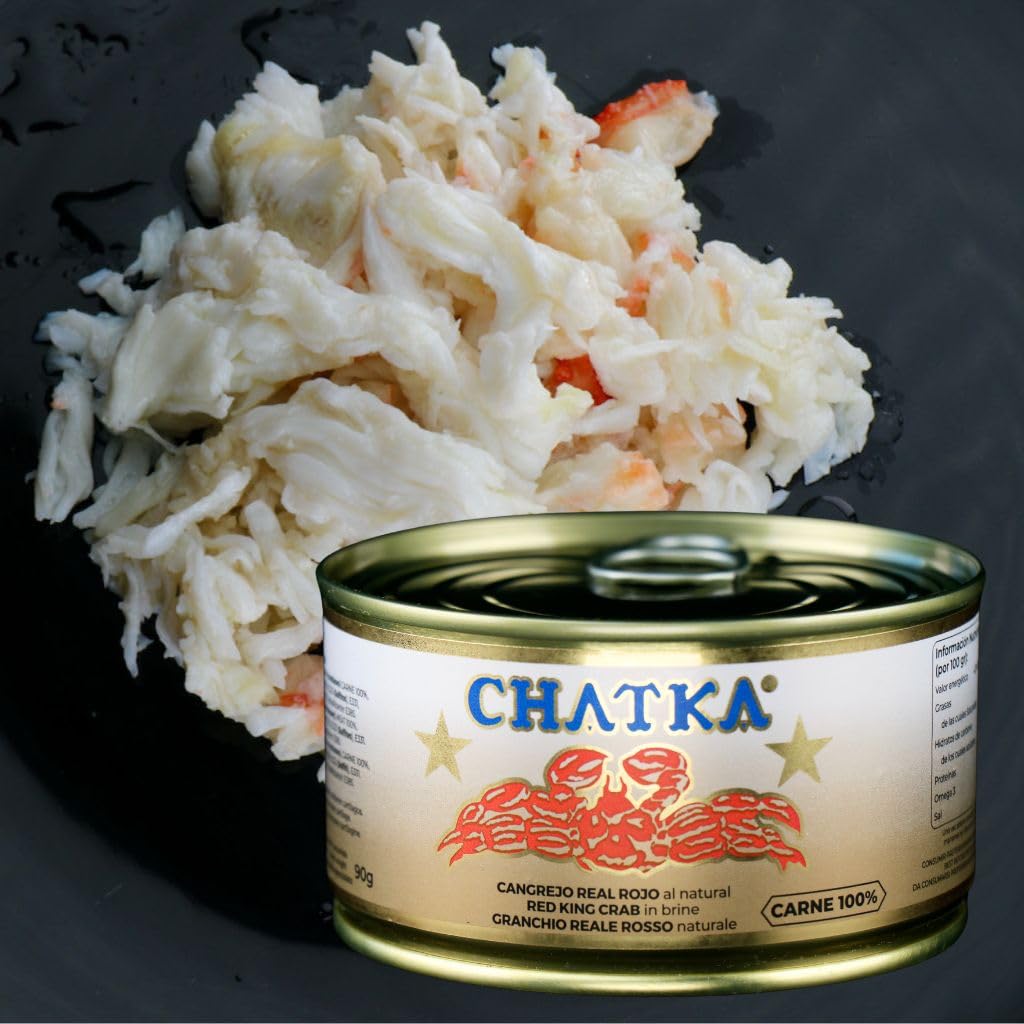 Chatka Chair de Crabe Royal Rouge Émiettée, 100% Naturel, Conservation Traditionnelle (90 gr)