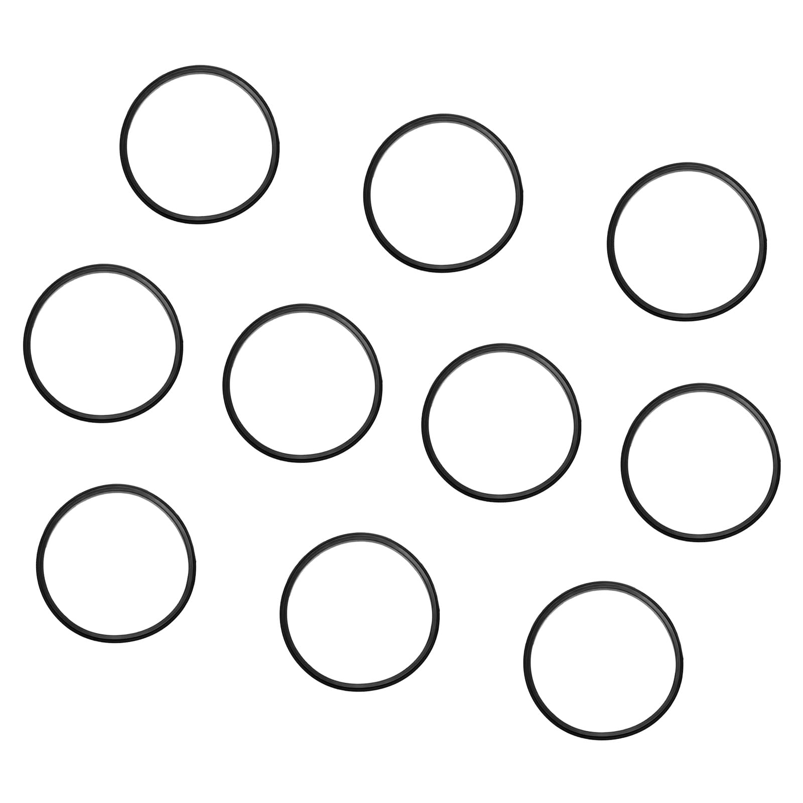 Kalttoy 10Pcs Tumblers Lid Seals Lid Silicone Gaskets Rings Leakproof Cup Gaskets Seals for Tumblers Mugs Leakproof Silicone Cup