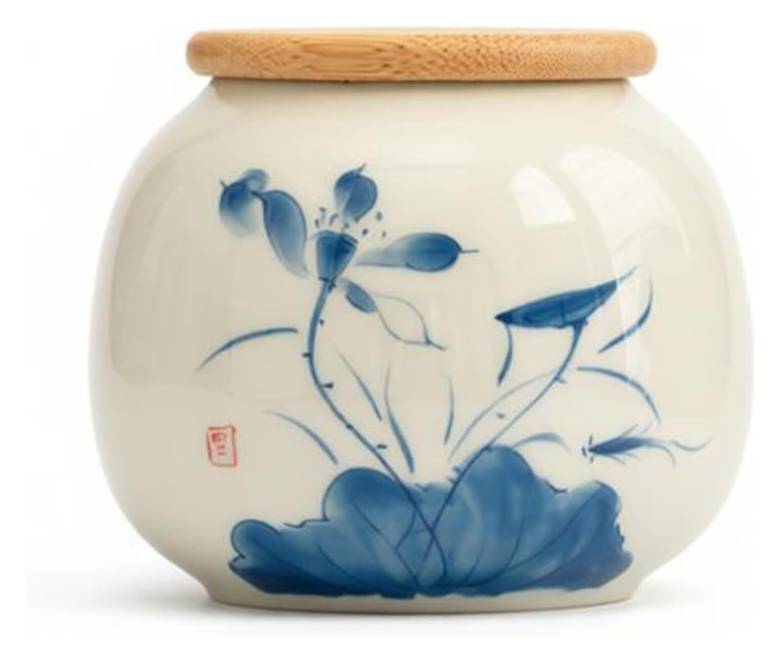 DQZRTUECA Airtight Ceramic Tea Art Jar
