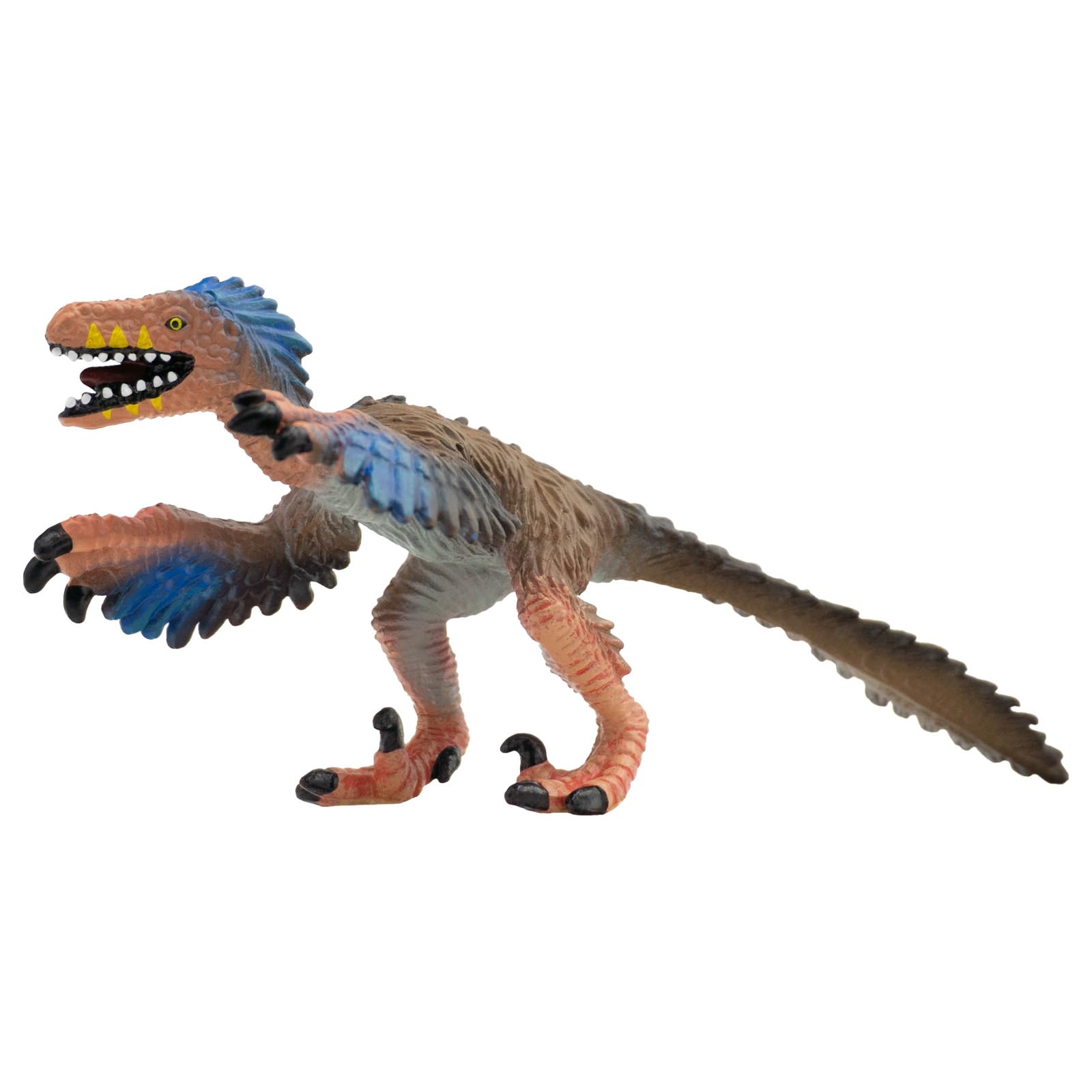 Bullyland 61312 Velociraptor Toy Figure, Approx. 10 cm Large Dinosaur, Detailed Ideal as a Small Gift for Children from 3 Years